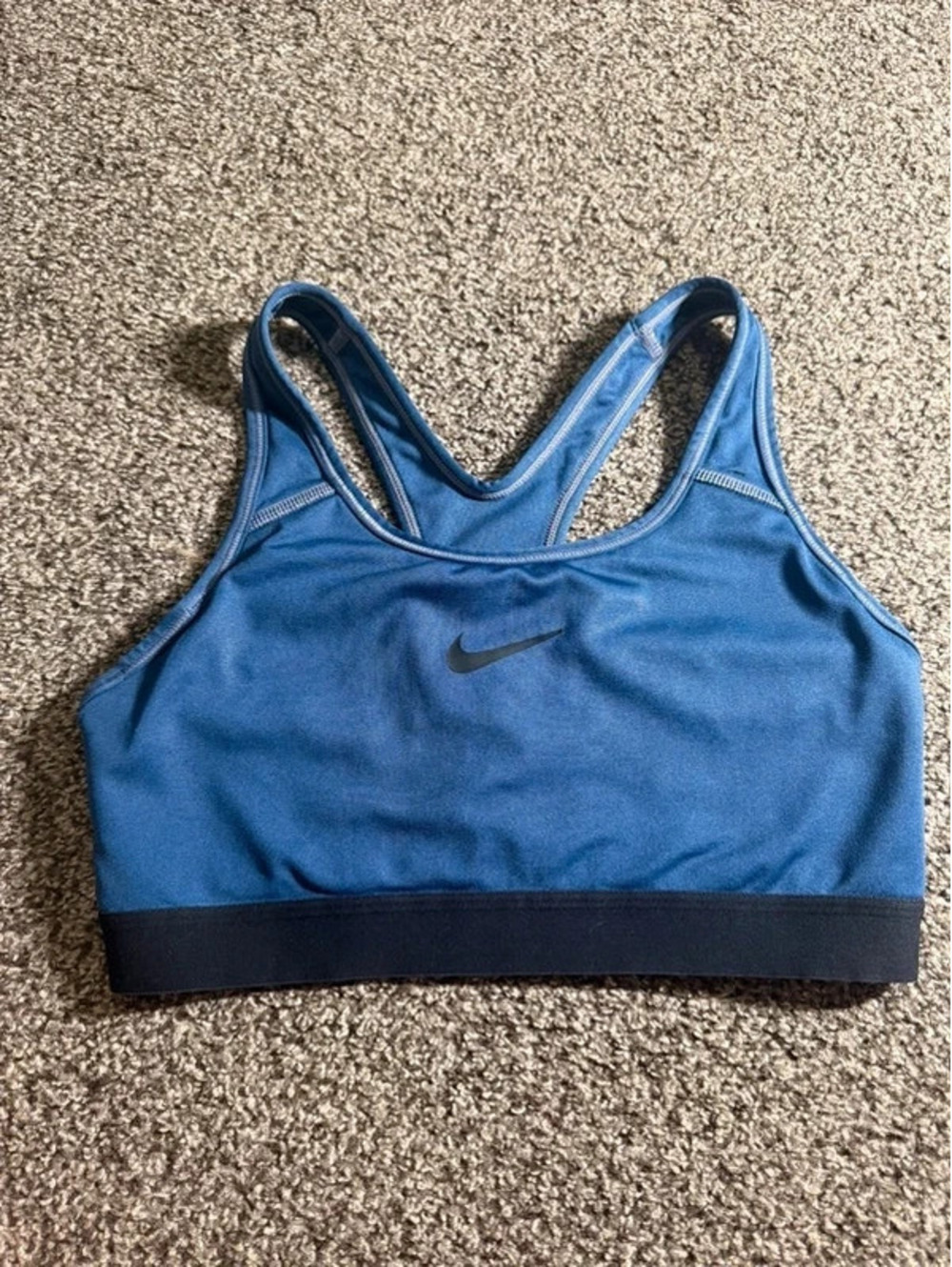 Nike Dri-FIT Women’s Small Blue Racerback Sports Bra Athletic Workout